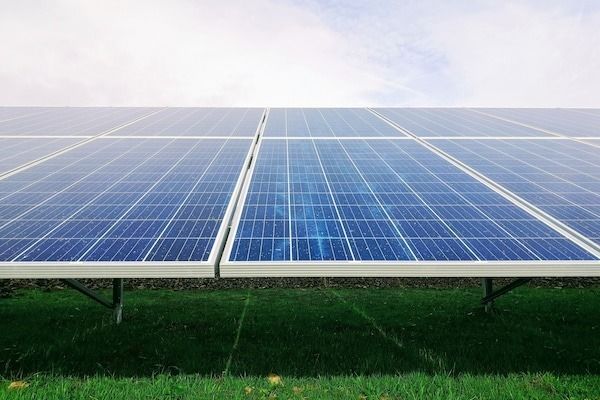 Placas solares en campo